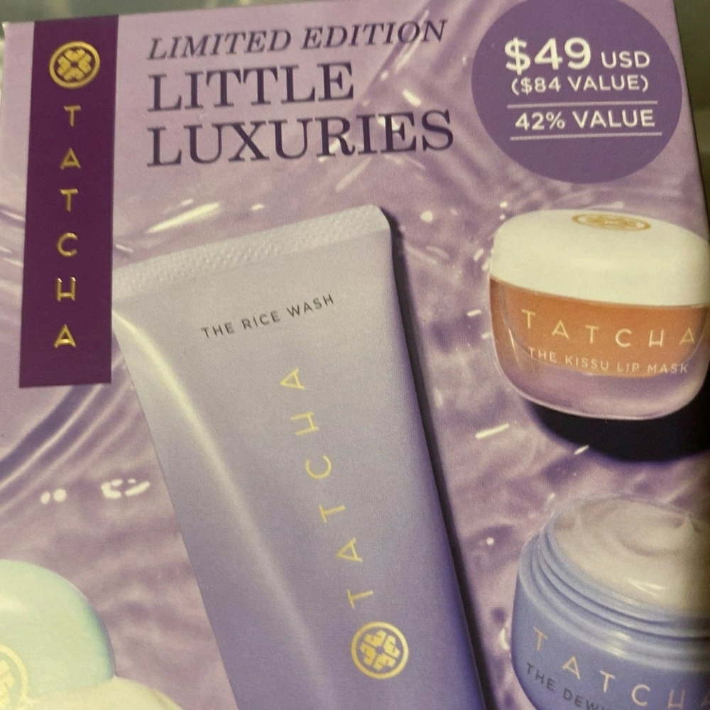 4PC🔮Set Need🔮BNIB LE Tatcha 4PC LITTLE LUXURIES Value Skincare Gift Set!$84V! - Picture 10 of 15
